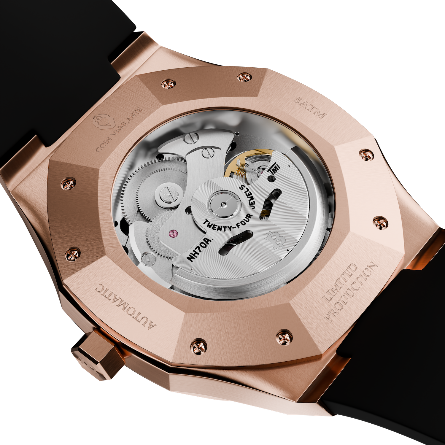 NEW: Bitcoin Transparency Edition Watch - Rose Gold