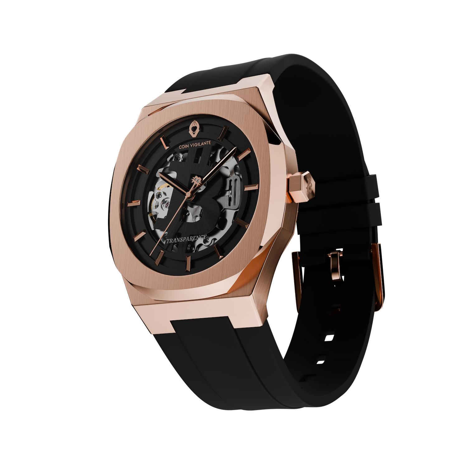 NEW: Bitcoin Transparency Edition Watch - Rose Gold