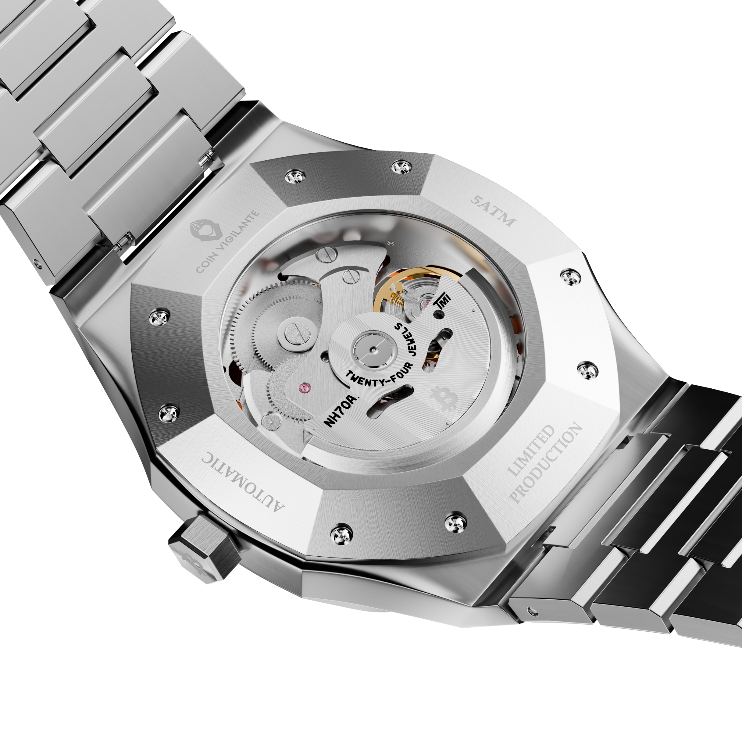 Bitcoin Transparency Edition Watch - Black Dial