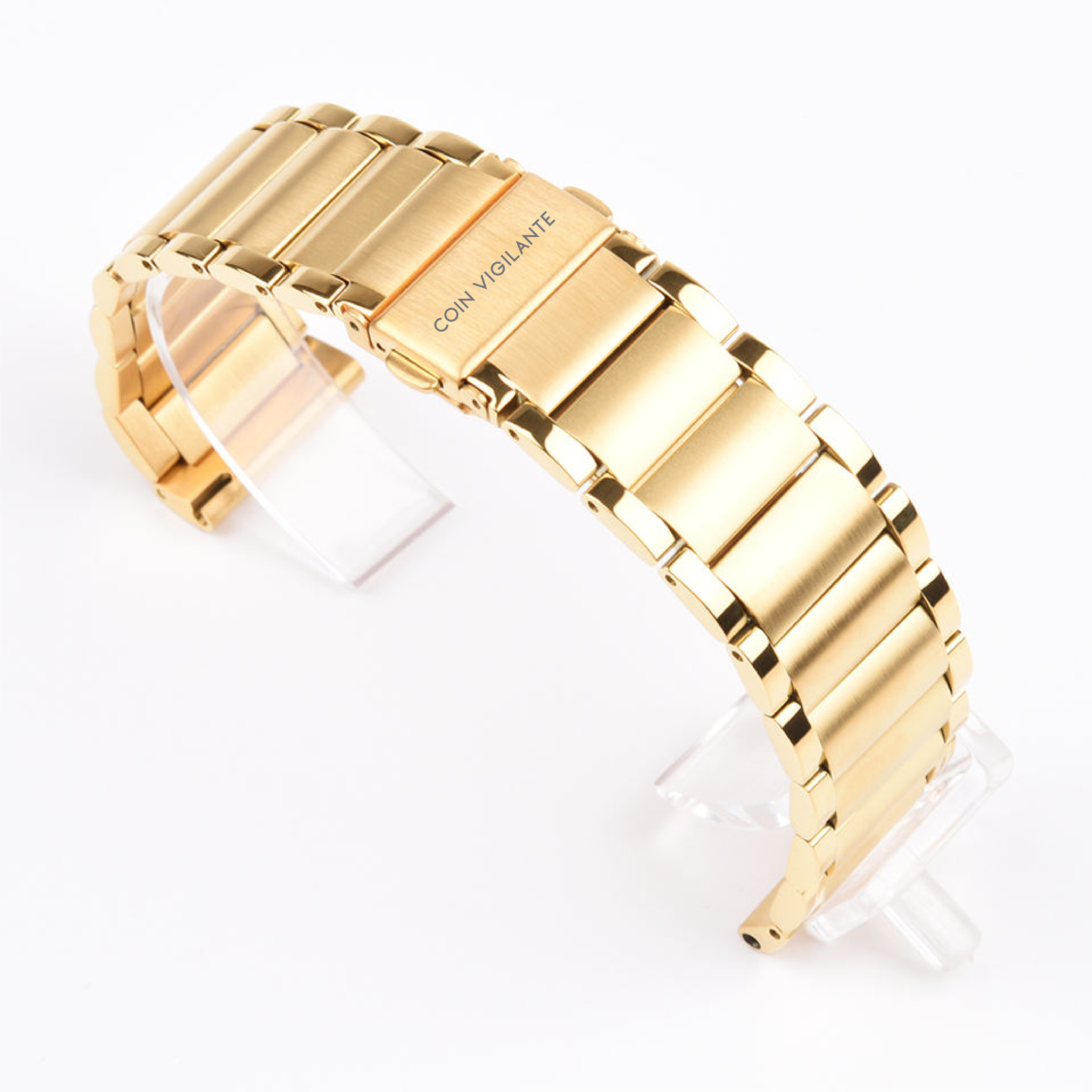 Gold Edition Litecoin Watch + Premium Gold Metal Band