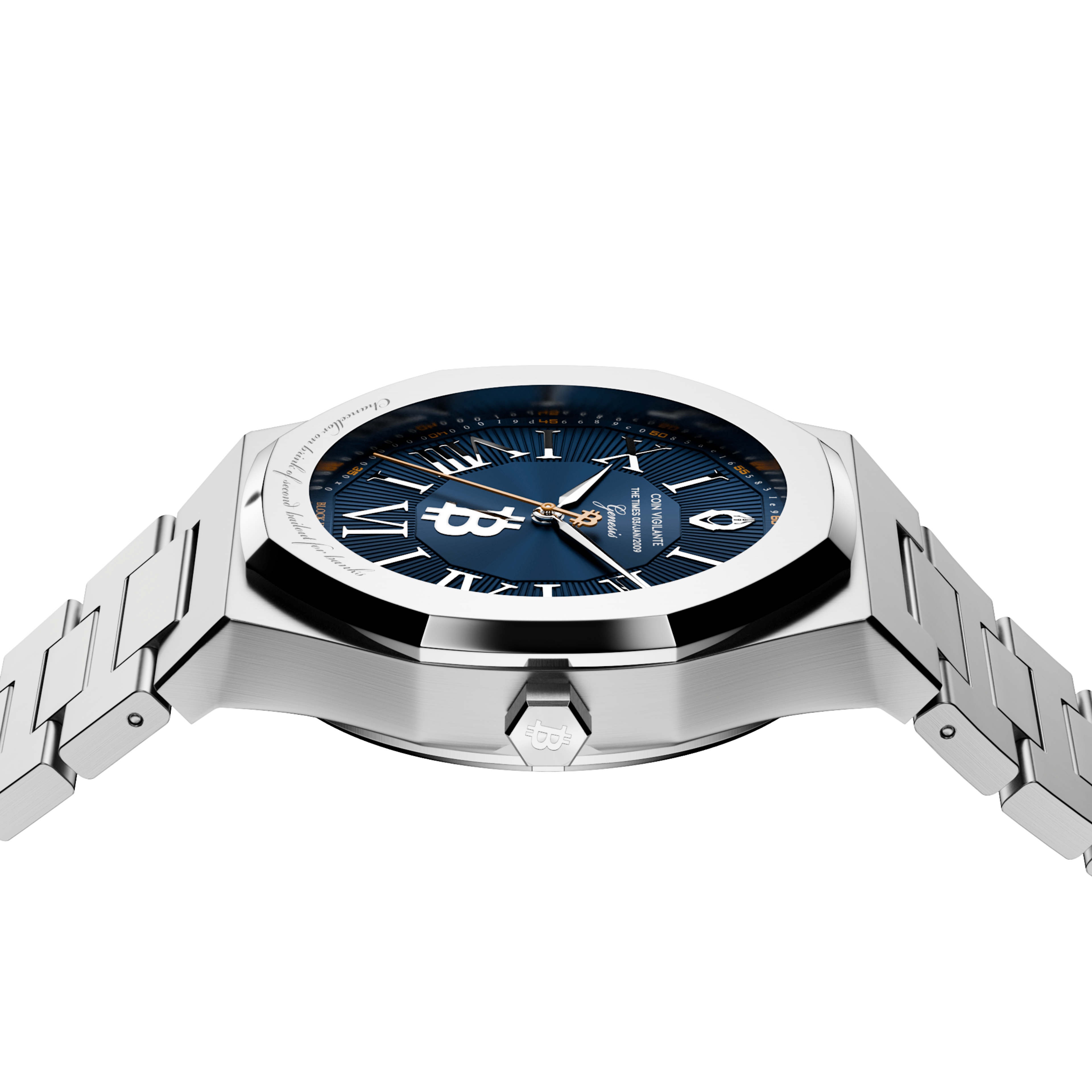 Bitcoin Genesis Edition Watch - Coin Vigilante