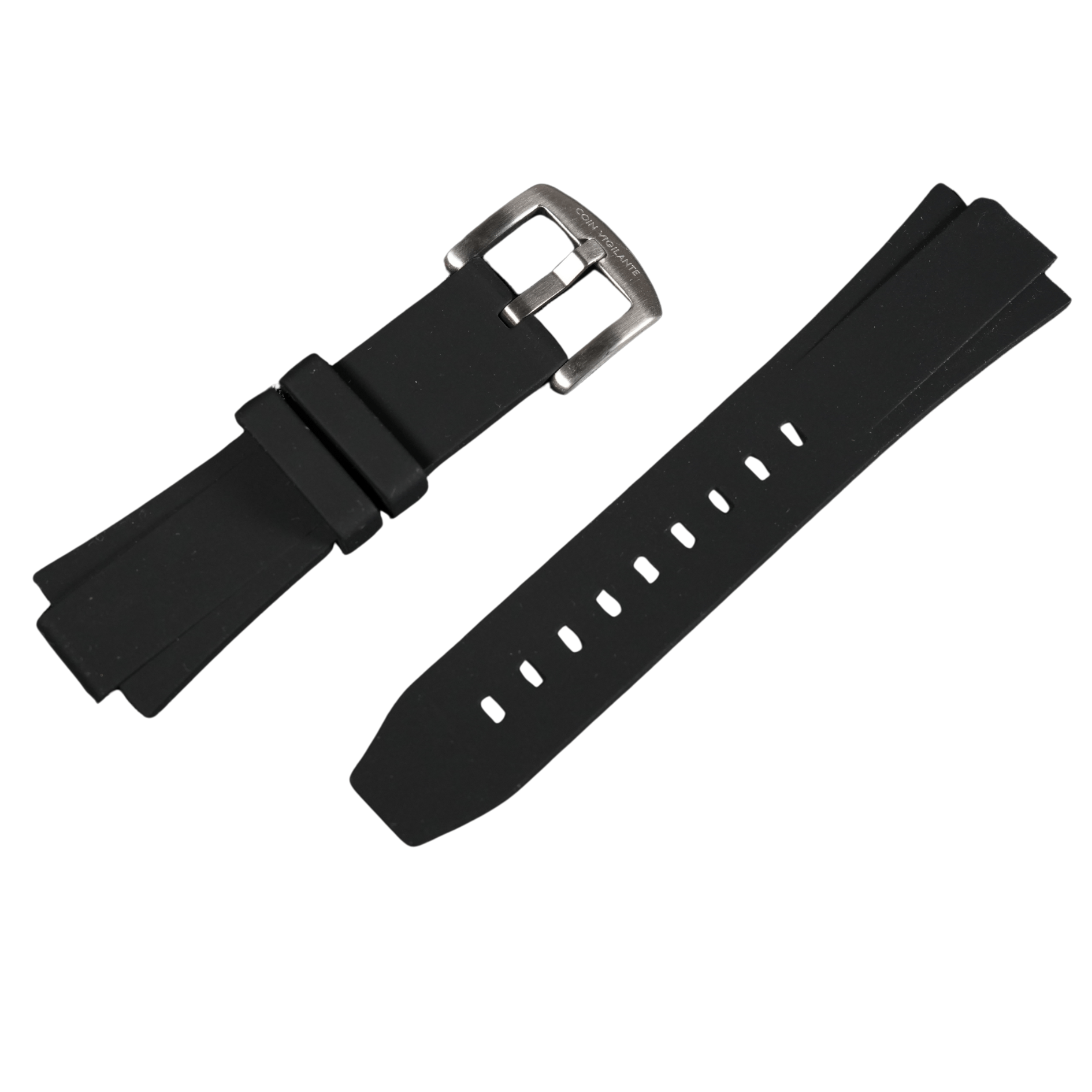 Black Rubber Strap - Coin Vigilante