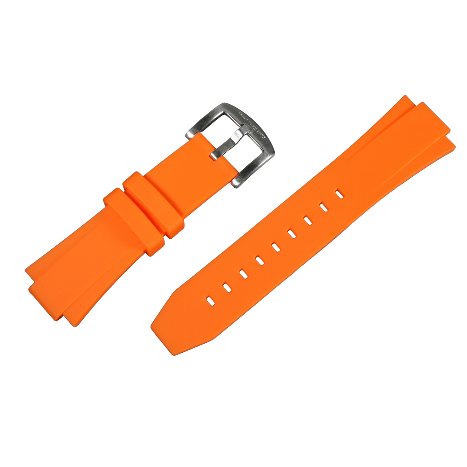 Orange Rubber Strap - Coin Vigilante