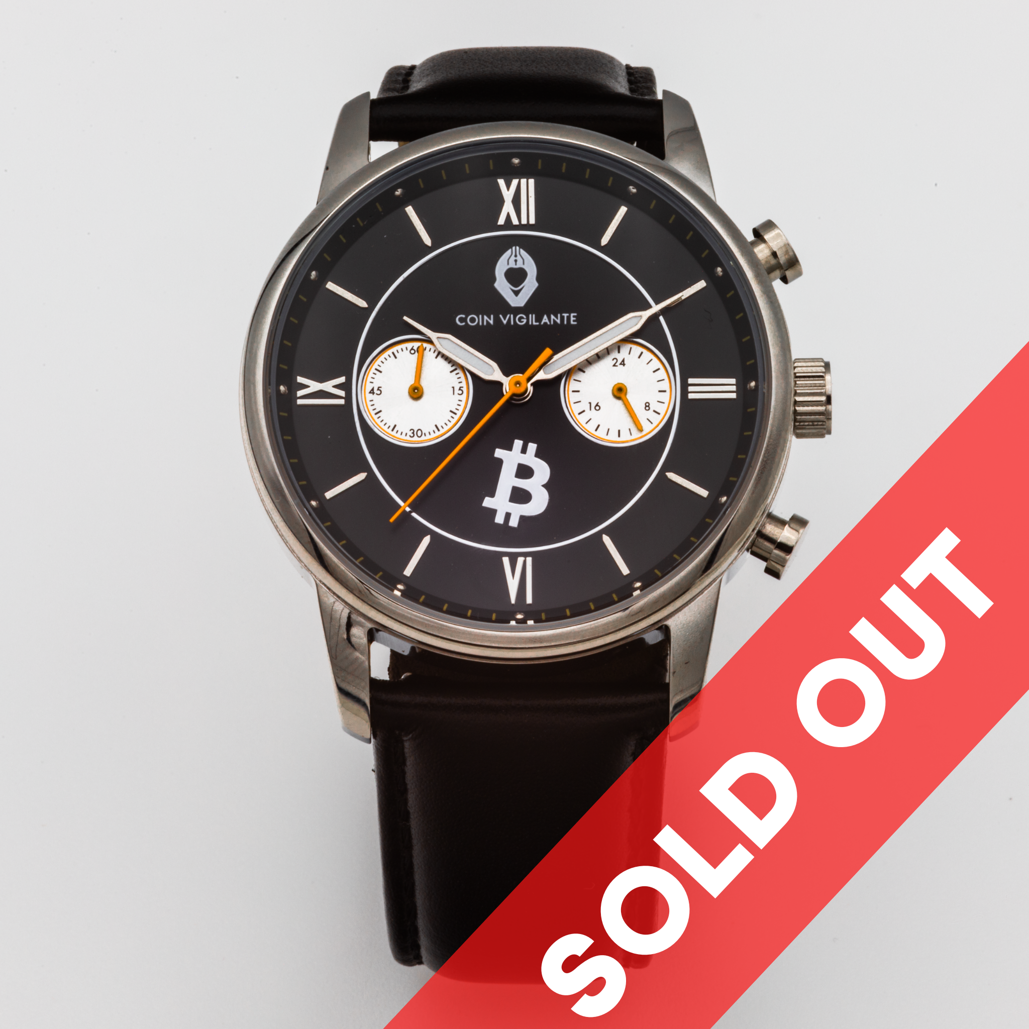 Coin Vigilante Bitcoin Watch Model A - The Tribute Movement to Bitcoin