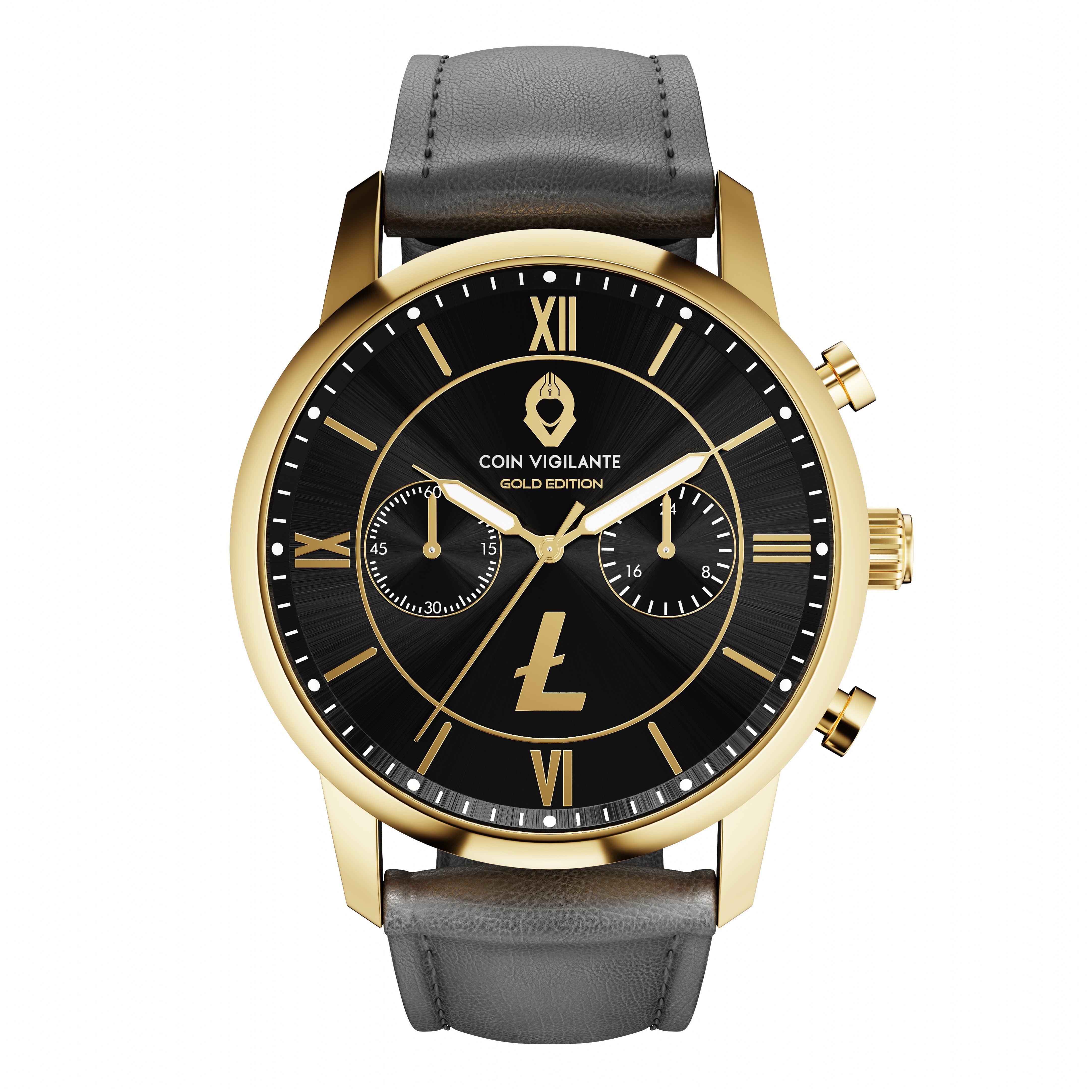 Gold Edition Litecoin Watch x NFT Release by Coin Vigilante | Shop Now