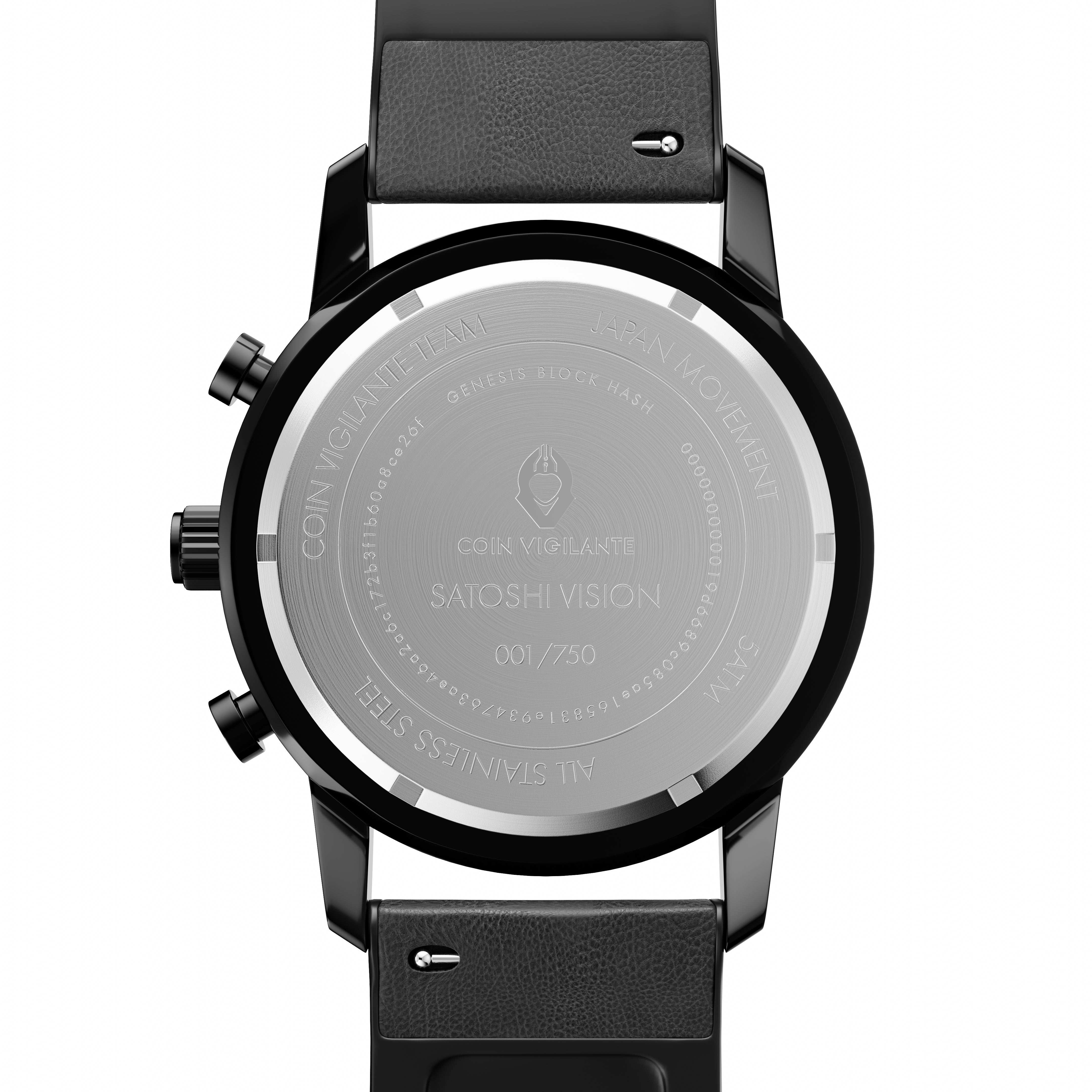 Coin Vigilante Bitcoin Watch Model D - A Statement of Sound Money