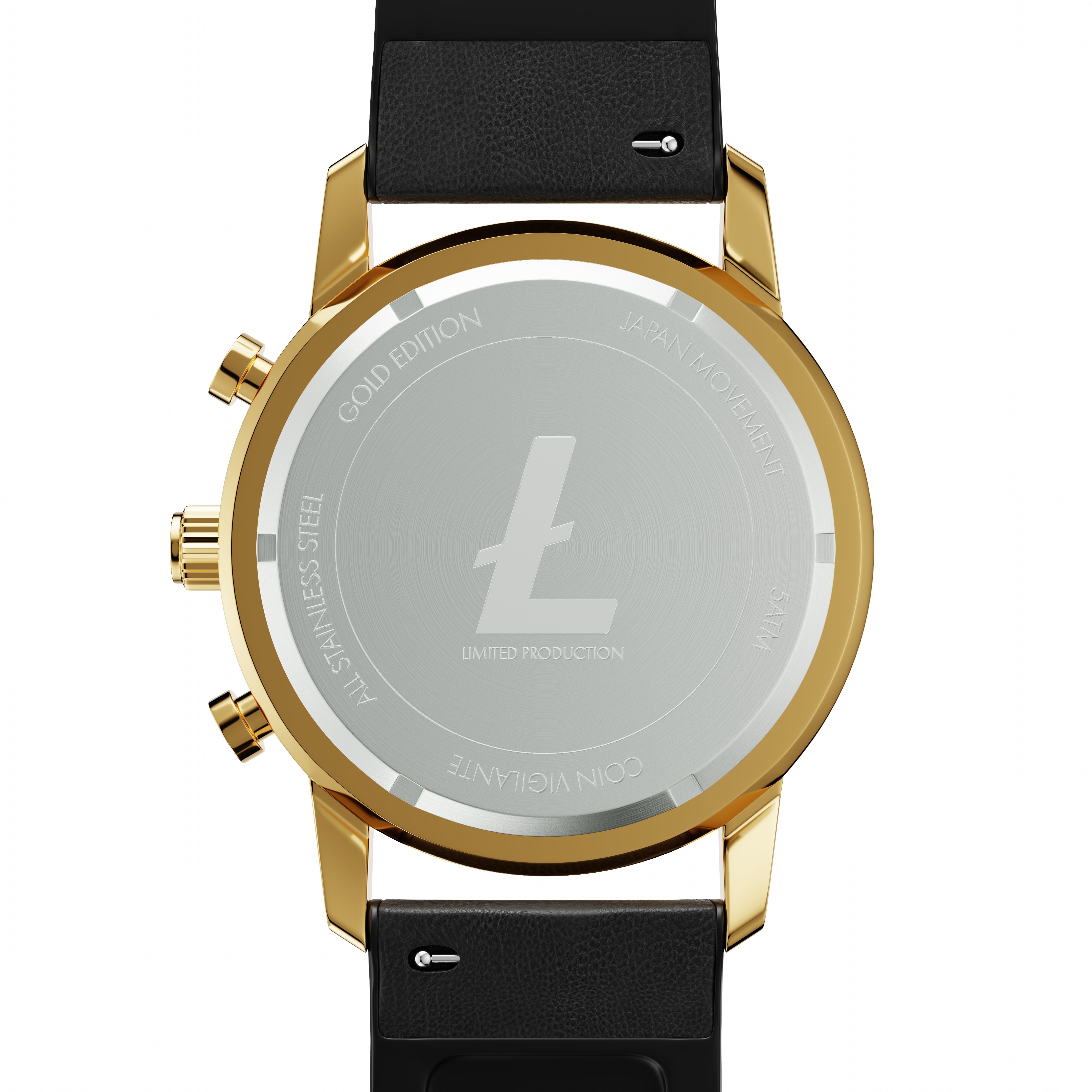 Gold Edition Litecoin Watch x NFT Release by Coin Vigilante | Shop Now