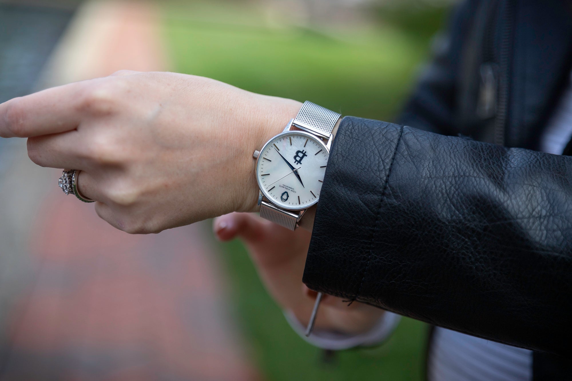 Silver Bitcoin Watch - Genesis Edition - Coin Vigilante