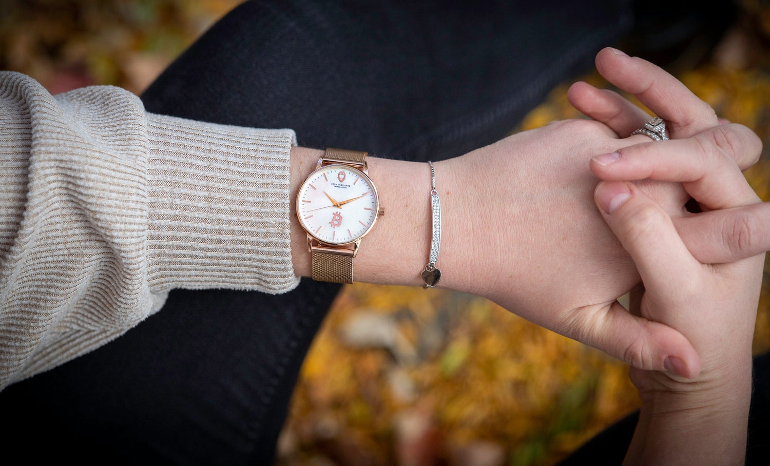 Unbox the Elegance of the Coin Vigilante Women's Rose Gold Watch - Coin Vigilante