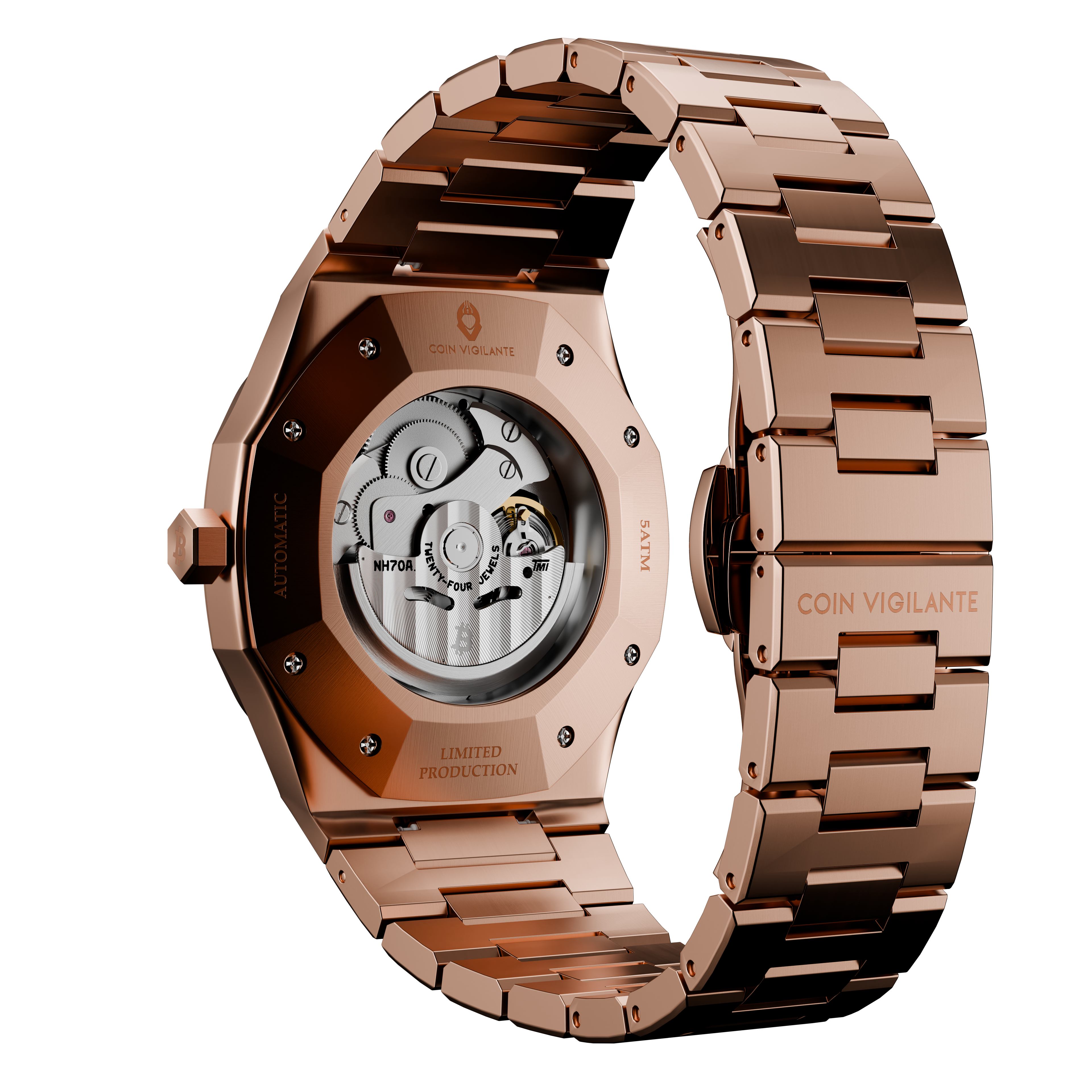 Bitcoin Transparency Edition Watch - Rose Gold