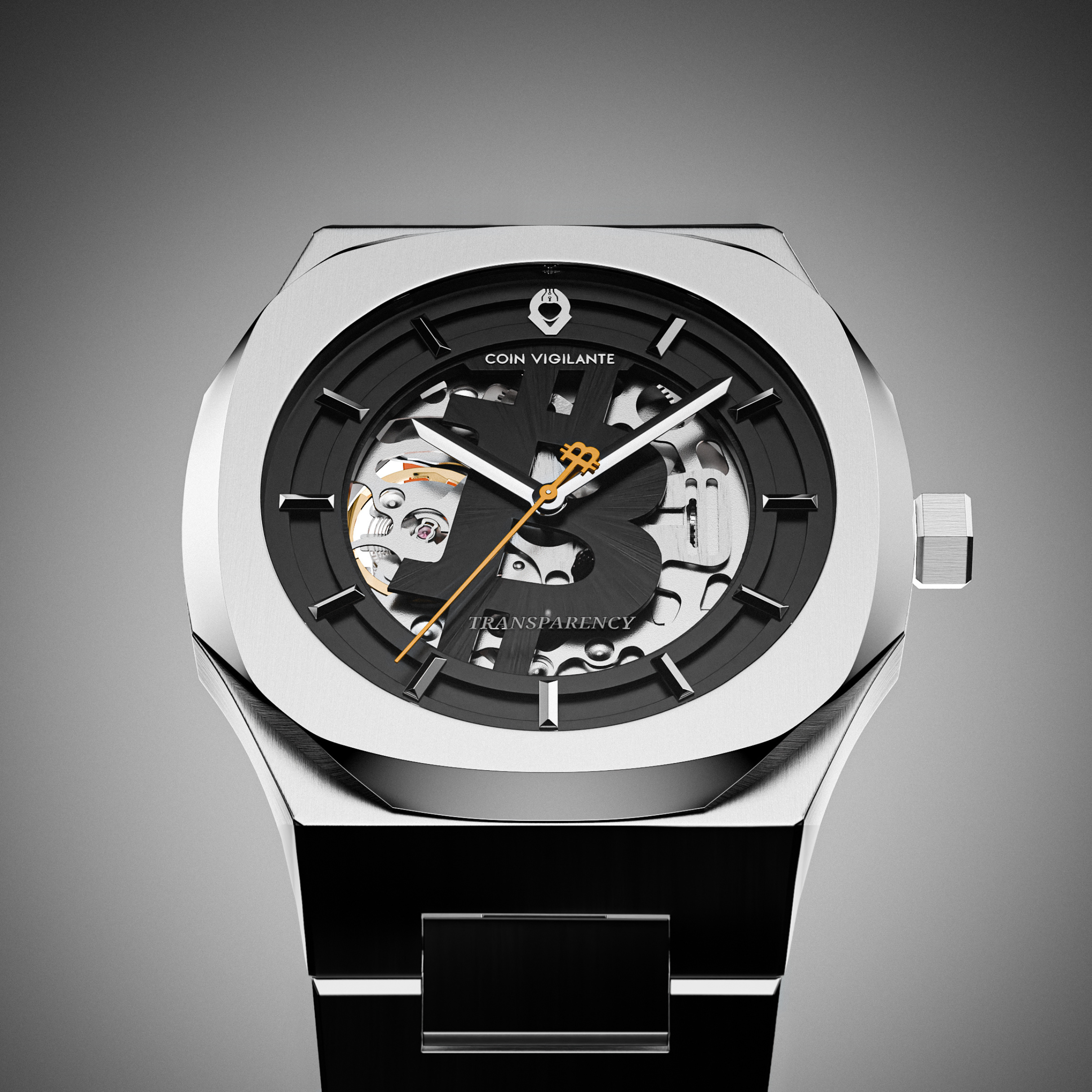 Bitcoin Transparency Edition Watch - Black Dial