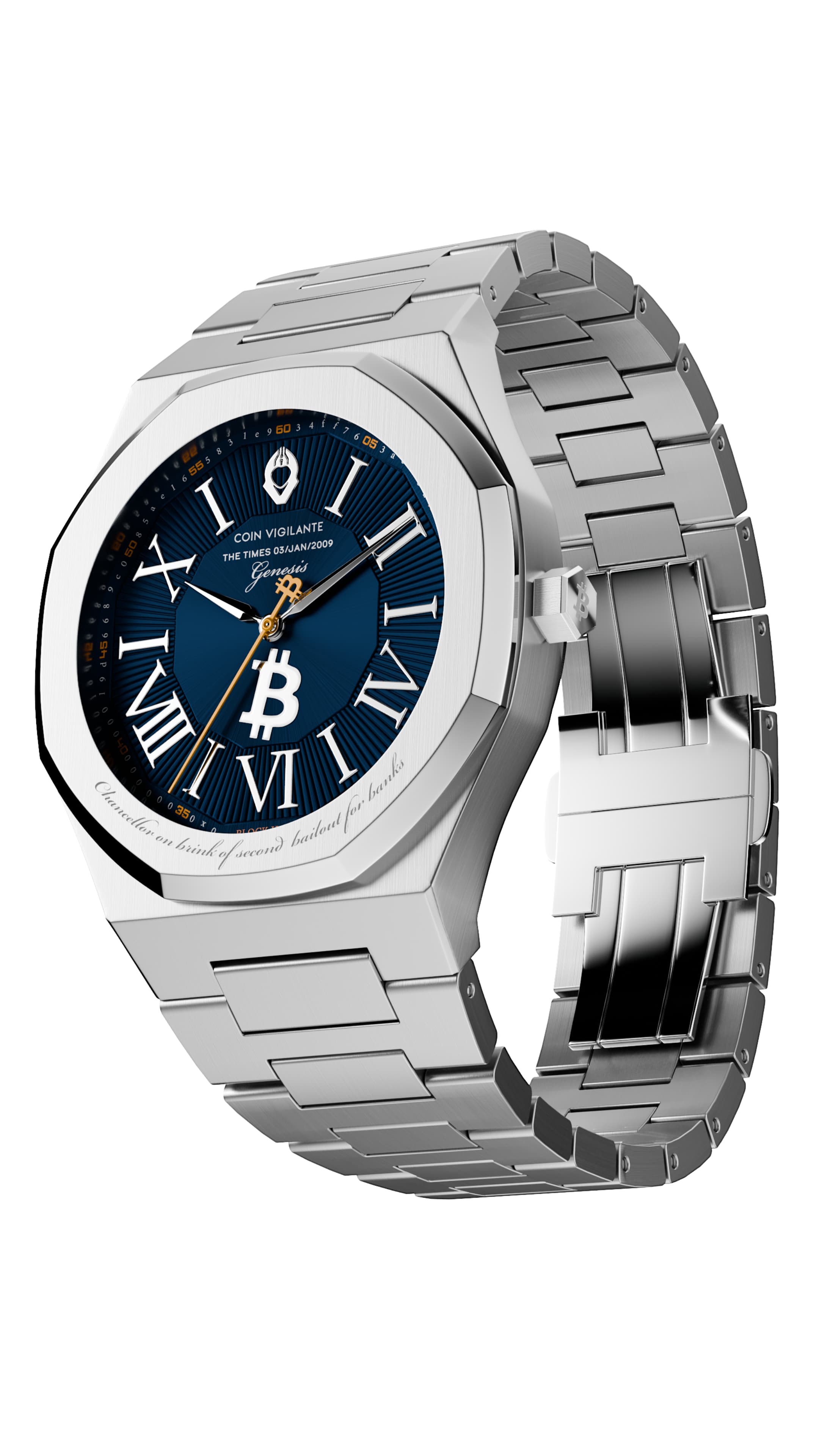 Bitcoin Watch - The Times - Genesis Edition by Coin Vigilante