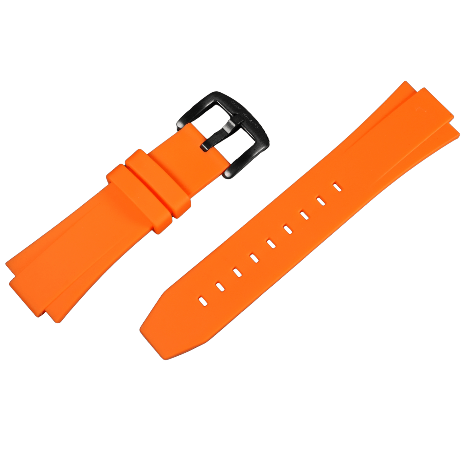 Orange Rubber Strap - Coin Vigilante