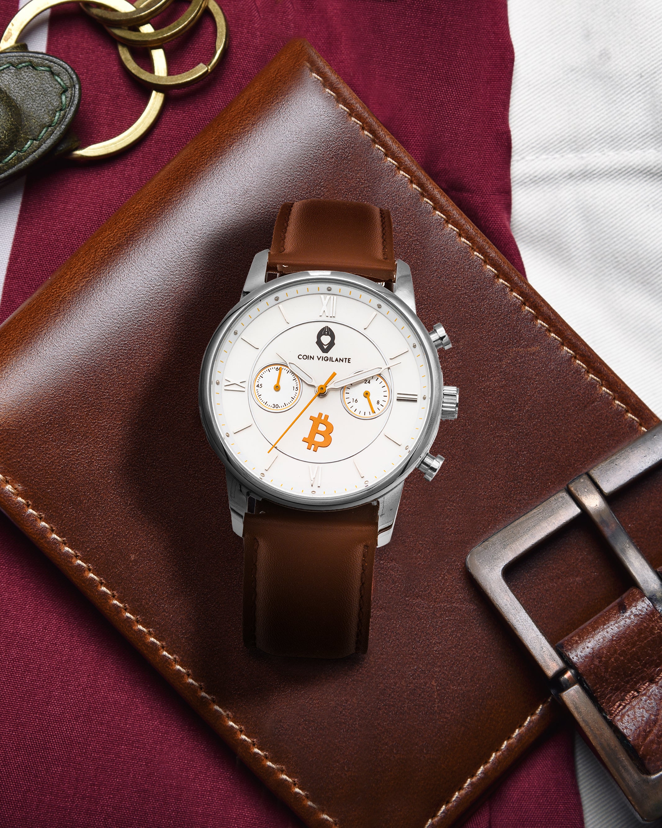 Coin Vigilante Bitcoin Watch Model B - Limited Edition, Scarce, Unique