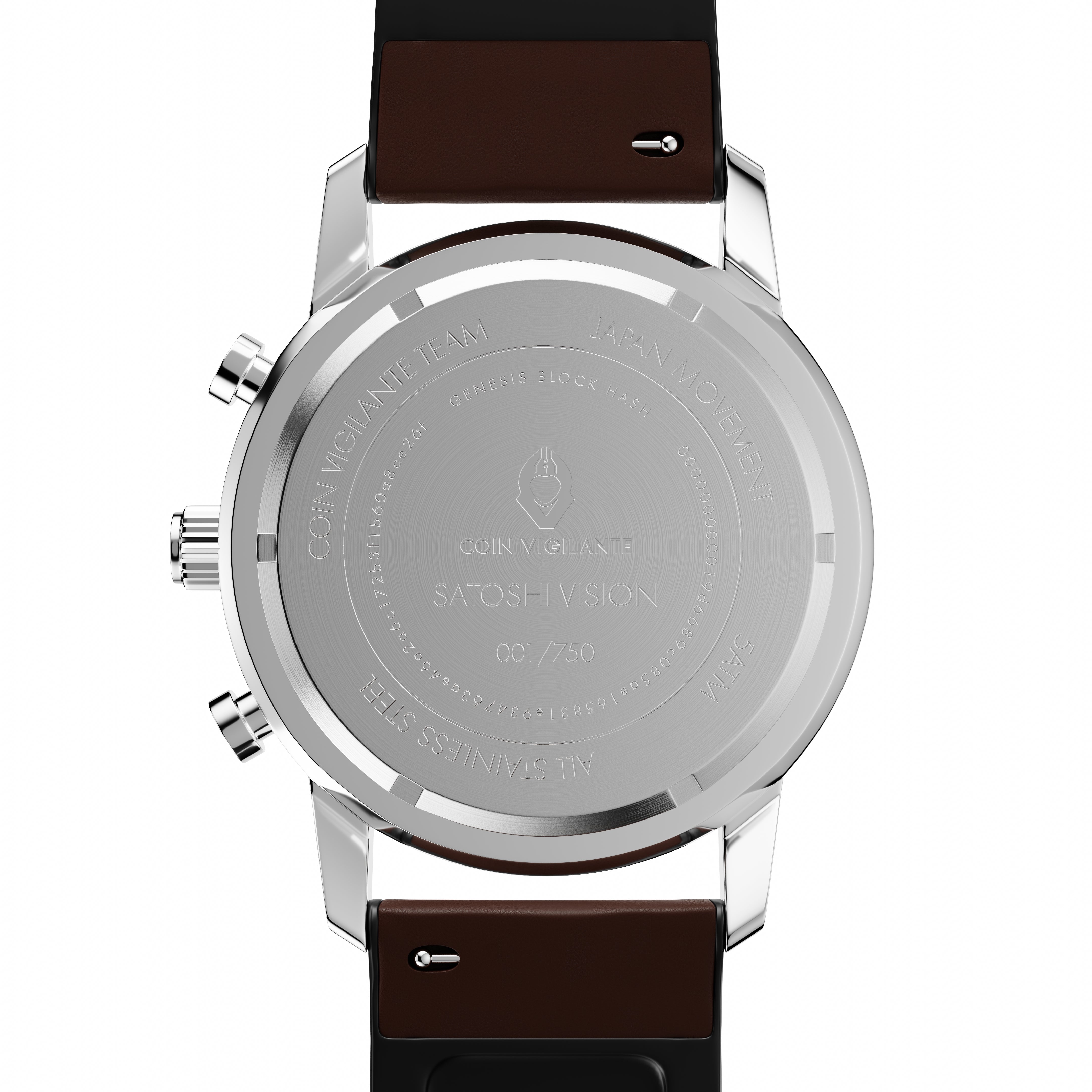 Coin Vigilante Bitcoin Watch Model B - Limited Edition, Scarce, Unique
