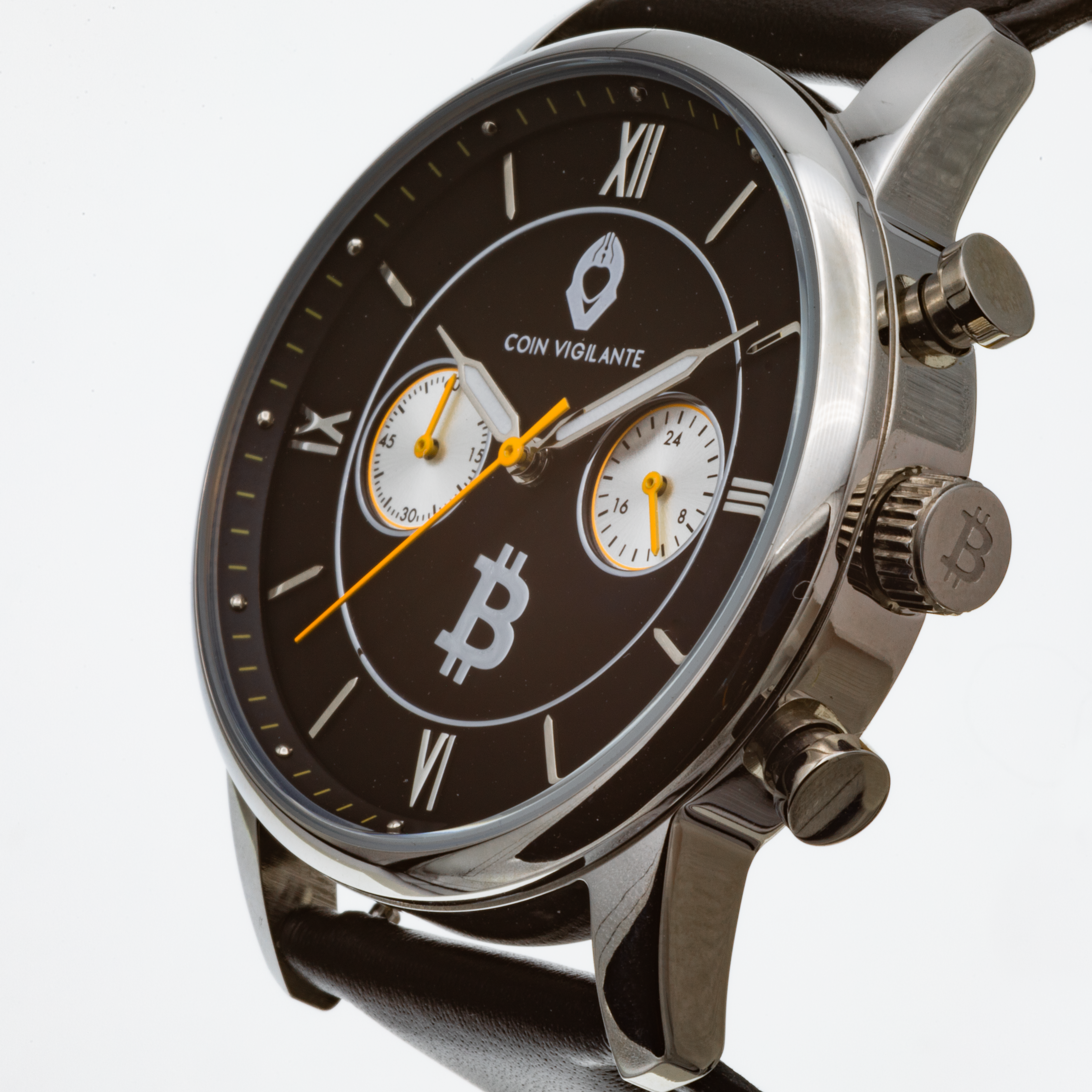 Coin Vigilante Bitcoin Watch Model A - The Tribute Movement to Bitcoin