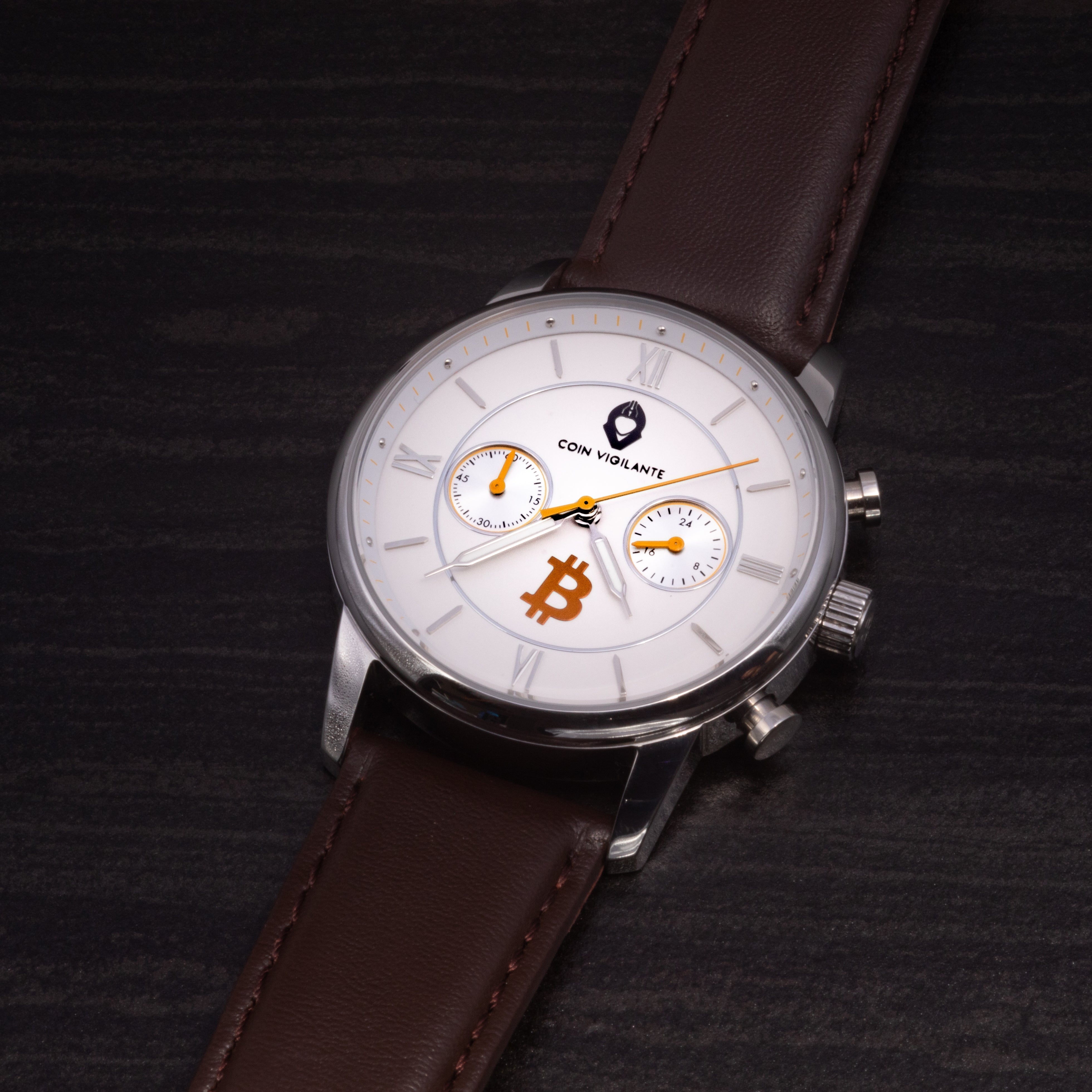 Coin Vigilante Bitcoin Watch Model B - Limited Edition, Scarce, Unique