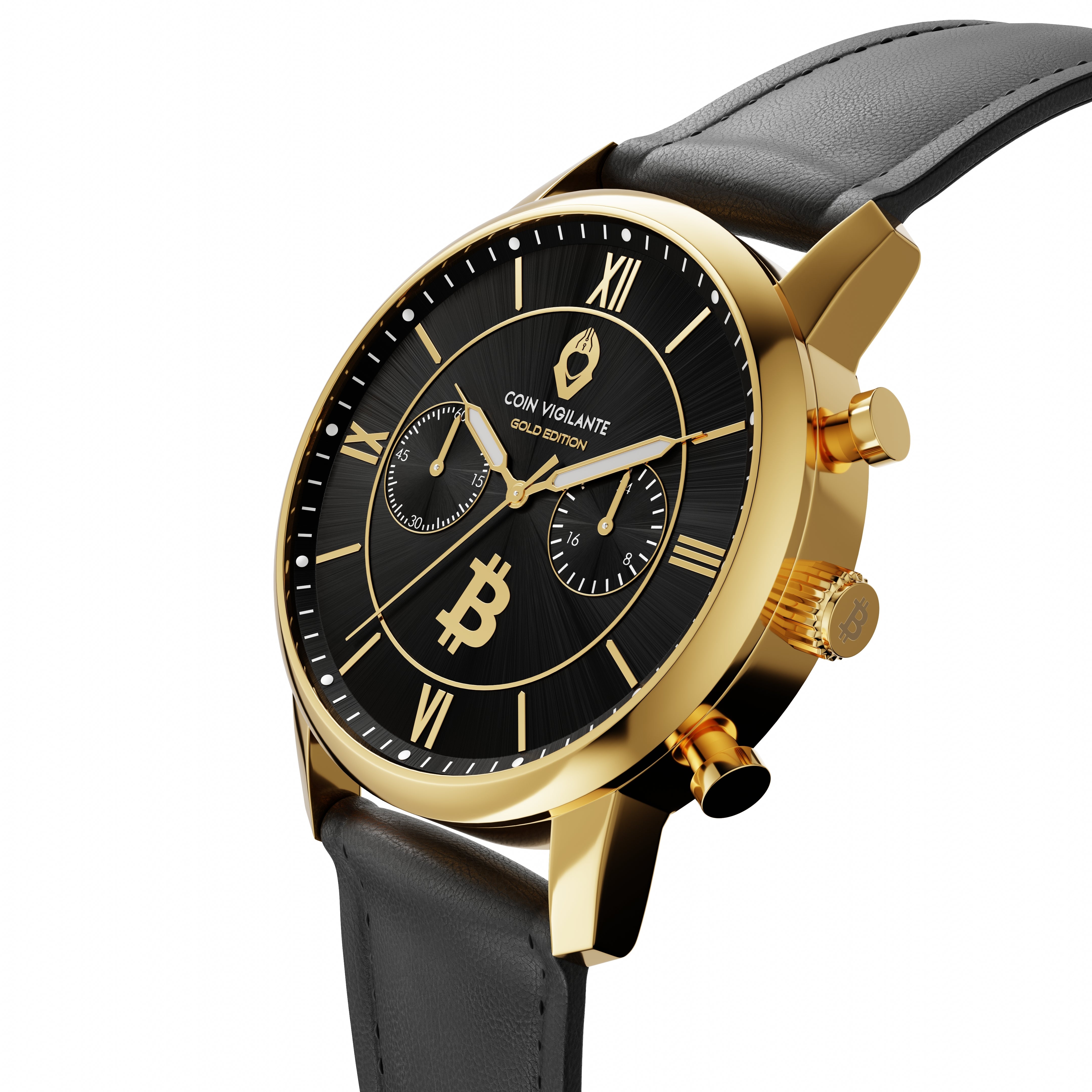Gold Edition Bitcoin Watch - Coin Vigilante