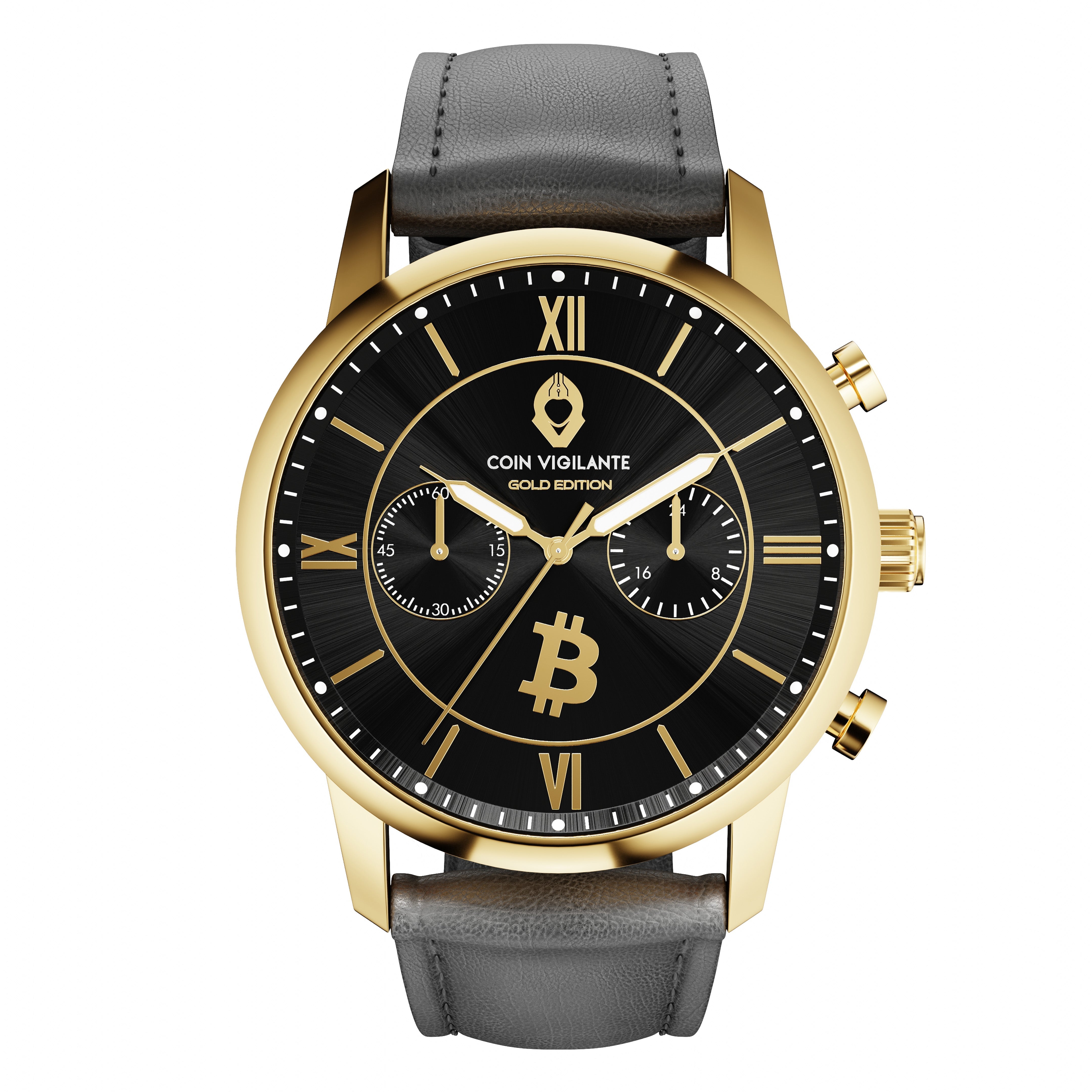 Gold Edition Bitcoin Watch - Coin Vigilante