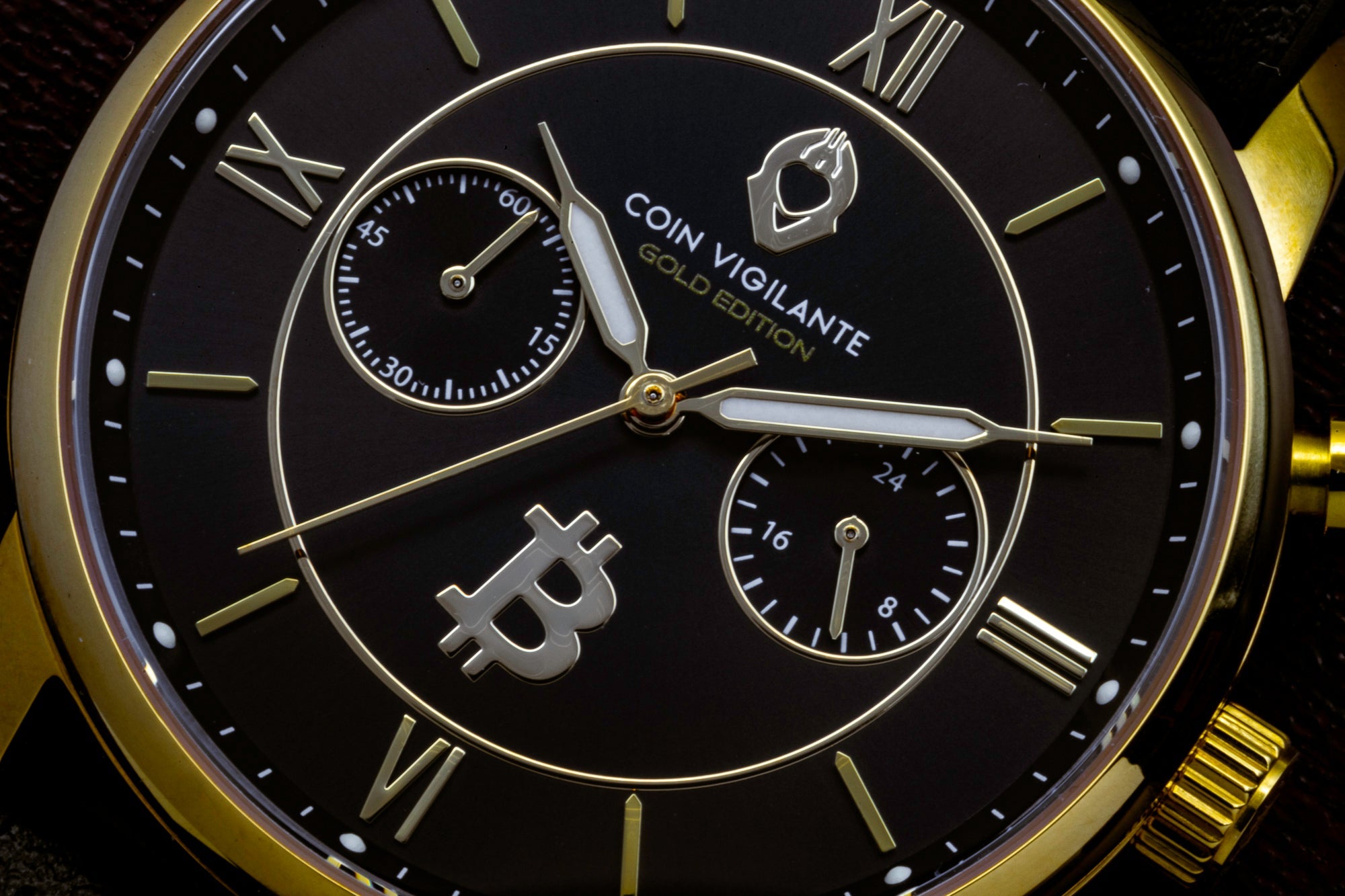 Gold Edition Bitcoin Watch - Coin Vigilante
